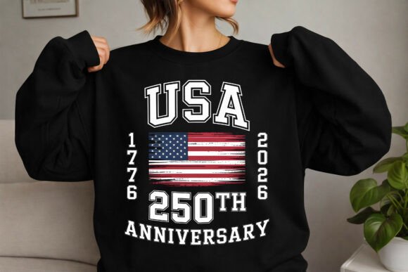 USA 250th Anniversary Design: 1776–2026 PNG Asset