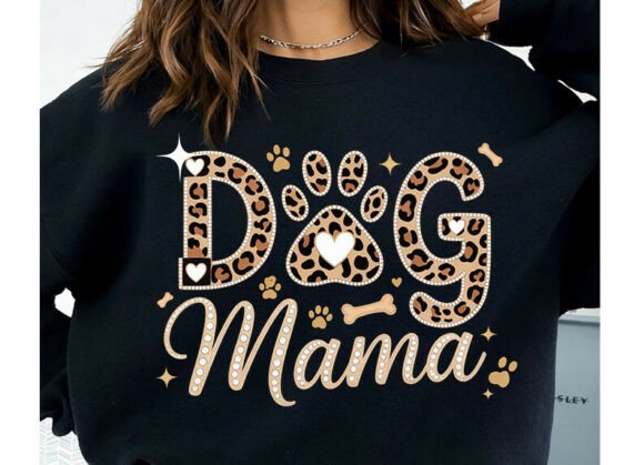 Wild Meets Wonderful: Styling Your Brand with Leopard Dog Mom Png